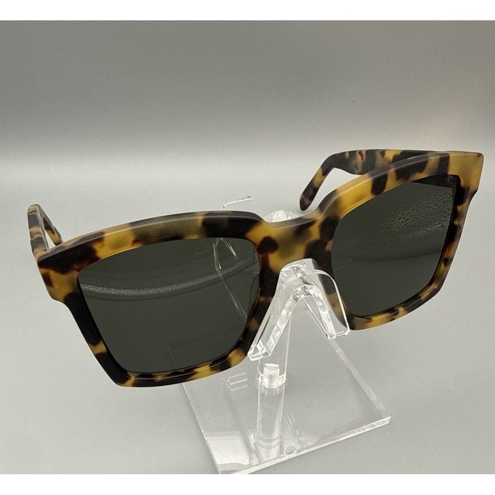 WESTWARD LEANING AUTHENTIC BIG TV 02- THICK TORTOISE SUNGLASSES:GREEN LENSE-RARE